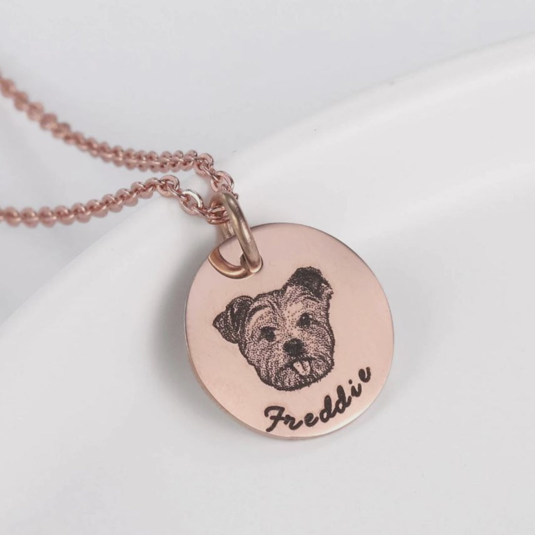 Carica il video: ciondolo con foto