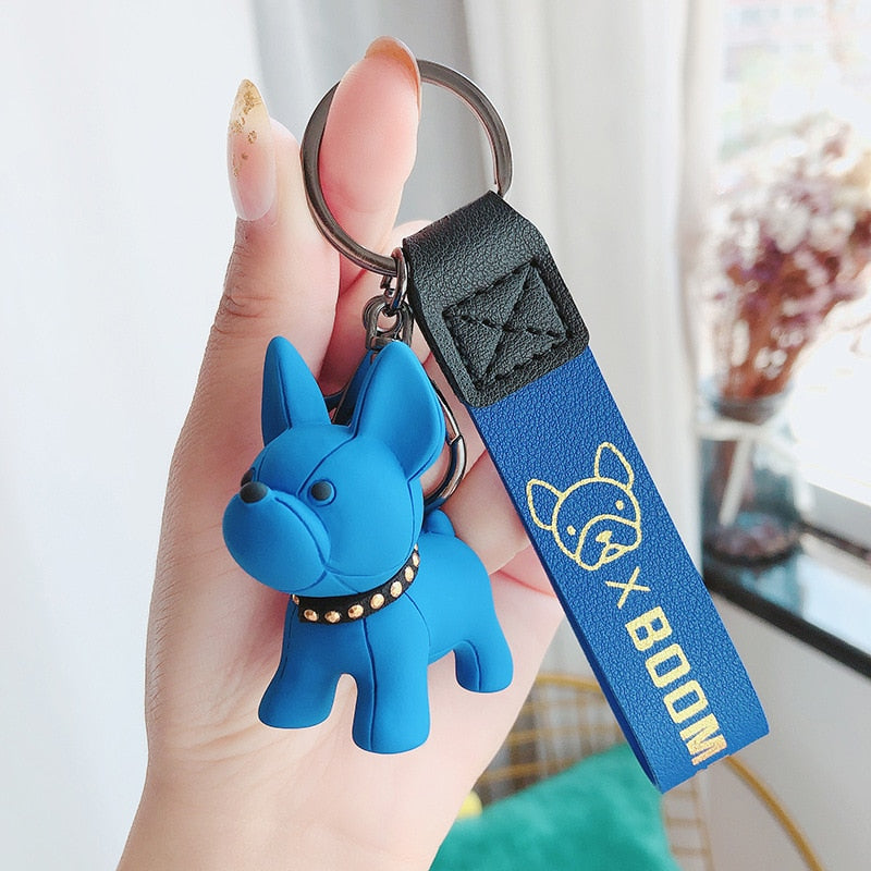 Portachiavi Bull dog  Portachiavi per auto idea regalo