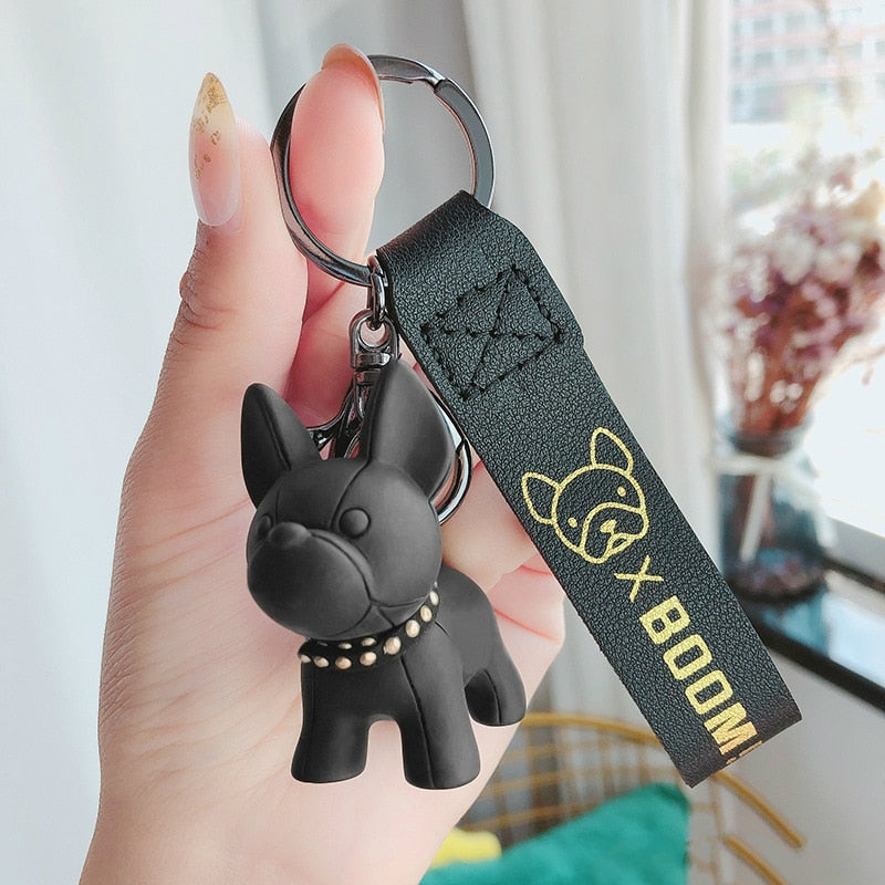 Portachiavi Bull dog  Portachiavi per auto idea regalo
